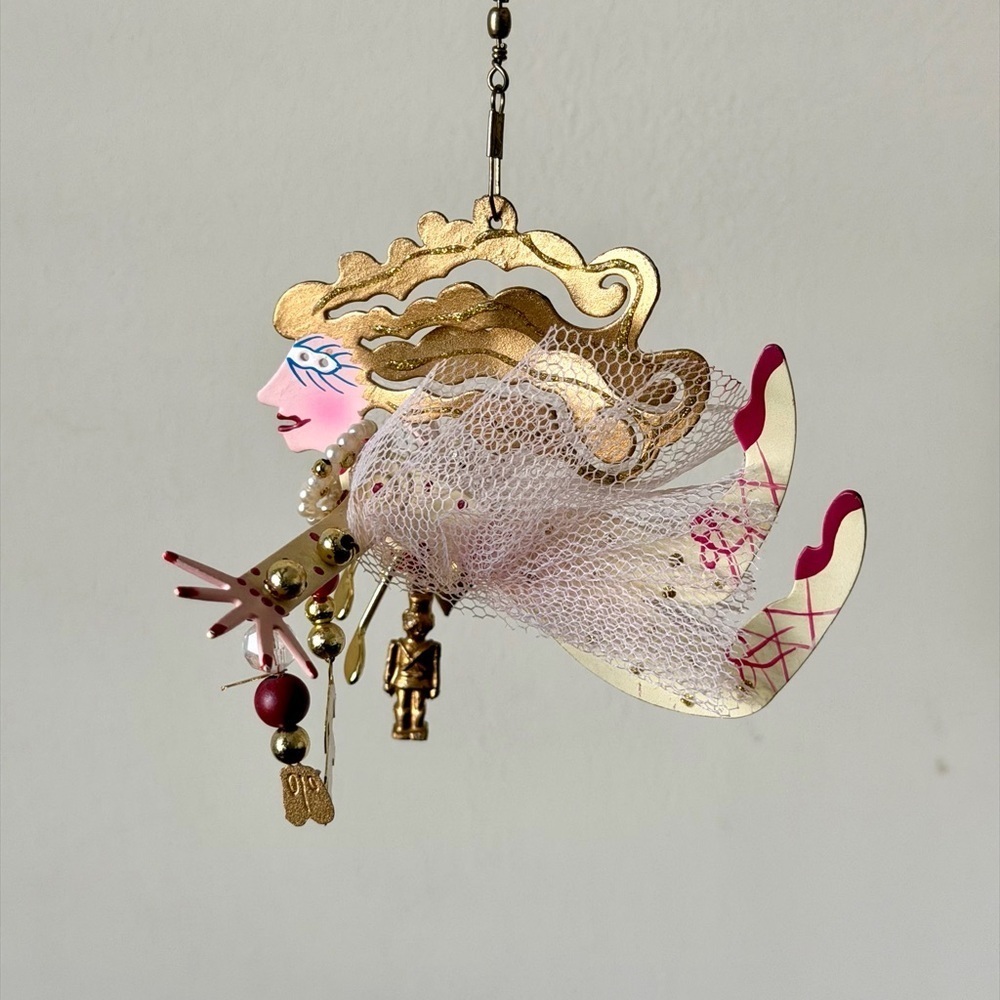 Karen Rossi Fanciful Flights Ballerina Ornament with charms - Picture 2 of 13